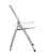Стул складной ДЖОН металлик, белый (Стул складной Джон белый)