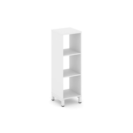 Каркас стеллажа 3 яруса SN.KS-310 (387х400х1248) (Белый/Металл Белый)