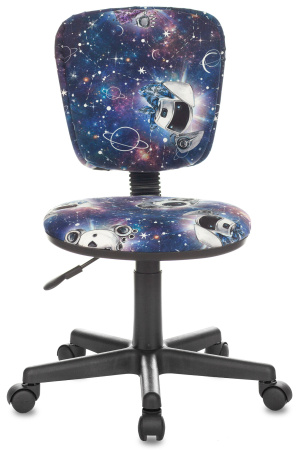 Кресло детское CH-204NX синий космопузики крестов. пластик (Синий)