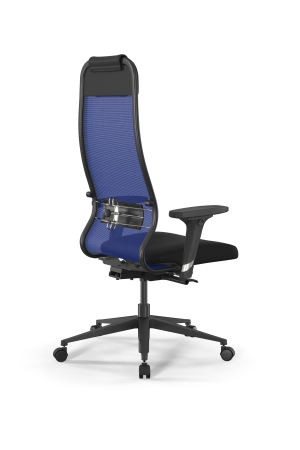 Кресло для руководителя Метта SynchroSit 10 B1-111D - X2+UMF(X1) /Ub00/Wh00/D02P(M24.B11.G19.W02) (Синий | Черный) Кресло для руководителя Метта SynchroSit 10 B1-111D - X2+UMF(X1) /Ub00/Wh00/D02P(M24.B11.G19.W02) (Синий | Черный)