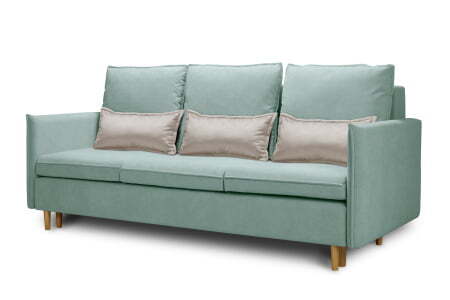 Диван 3-местный раскладной Oliver (2120x1000x960) Мятный (Мятный)