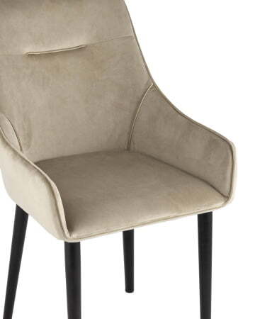 Стул Джоан велюр бежевый (Стул Джоан бежевый)