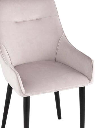 Стул Джоан велюр светло-розовый (Стул Джоан светло розовый)