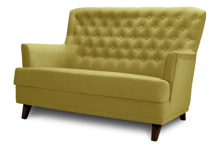 Диван 2-местный Caprize (1620x790x1000) Горчичный (Горчичный)