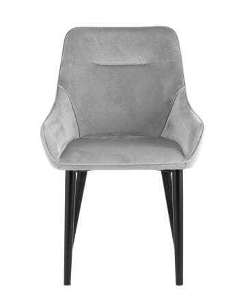 Стул Джоан велюр светло-серый (Стул Джоан светло-серый)