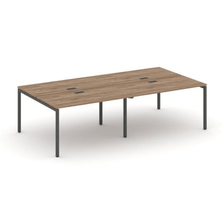 Рабочая станция 2-х сторонняя SN-4P.DRS-054 (3160х1632х750) (Дуб Табак/Металл Антрацит)