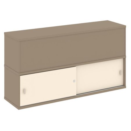 Надставка на 2 тумбы высокая ES.NV-3.1 (1500х410х795) (Латте/Сатин)