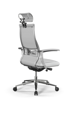 Кресло для руководителя Метта Samurai B2-11U - Infinity /Kc06/Wm06/U0mL-4c3/H2cL-3D(M26.B32.G25.W03) (Белый)