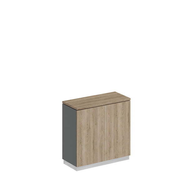 Шкаф для документов закрытый низкий City СИ 322 900x400x881 (Дуб гладстоун светлый / Антрацит премиум / Дуб гладстоун светлый) Шкаф для документов закрытый низкий City СИ 322 900x400x881 (Дуб гладстоун светлый / Антрацит премиум / Дуб гладстоун светлый)
