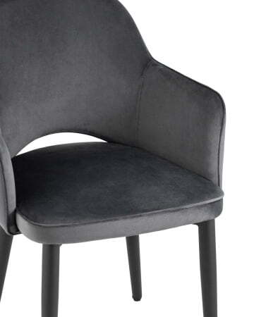 Стул Венера велюр серый (Стул Венера серый) Стул Венера велюр серый (Стул Венера серый)