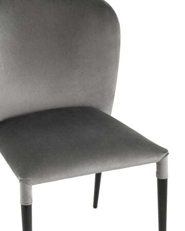 Стул Лори велюр серый (Стул Лори серый)