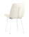 Стул Флекс велюр светло-бежевый белые ножки (Стул Флекс светло бежевый)