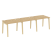Рабочая станция на деревянных опорах Onix Wood OW.RS-3.1.8 2940x800x750 (Тиквуд Темный/Дуб Темный) Рабочая станция на деревянных опорах Onix Wood OW.RS-3.1.8 2940x800x750 (Тиквуд Темный/Дуб Темный)