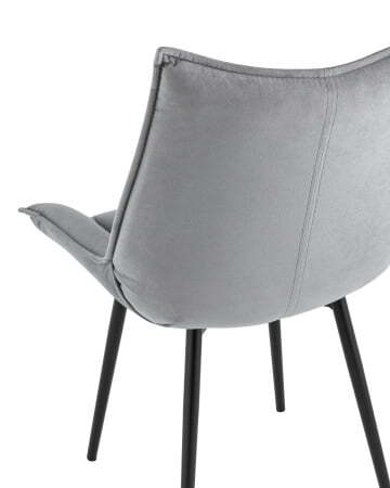 Стул Осло велюр серый (Стул Осло серый)