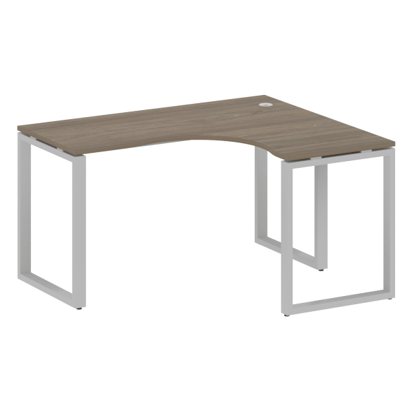 Стол криволинейный правый Metal System Style БО.СА-3 Пр 1400x1200x750 (Вяз/Серый металл) Стол криволинейный правый Metal System Style БО.СА-3 Пр 1400x1200x750 (Вяз/Серый металл)