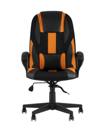 Кресло игровое TopChairs ST-CYBER 9 черный/оранжевый (Геймерское кресло ST-CYBER 9 оранжевый) Кресло игровое TopChairs ST-CYBER 9 черный/оранжевый (Геймерское кресло ST-CYBER 9 оранжевый)