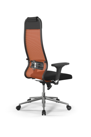 Кресло для руководителя Метта Sit 10 B1-111D - X2+UMF(X1) /Ub00/Wh00/D02P(M09.B23.G18.W01) (Черный | Оранжевый) Кресло для руководителя Метта Sit 10 B1-111D - X2+UMF(X1) /Ub00/Wh00/D02P(M09.B23.G18.W01) (Черный | Оранжевый)
