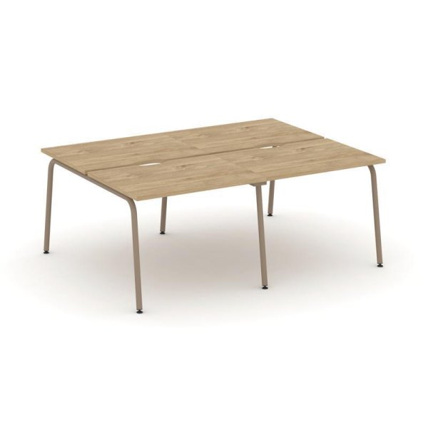 Рабочая станция 4 места ES.D.RS-4.1-VK (1960х1500х750) (Тиквуд Светлый/Металл Латте) Рабочая станция 4 места ES.D.RS-4.1-VK (1960х1500х750) (Тиквуд Светлый/Металл Латте)