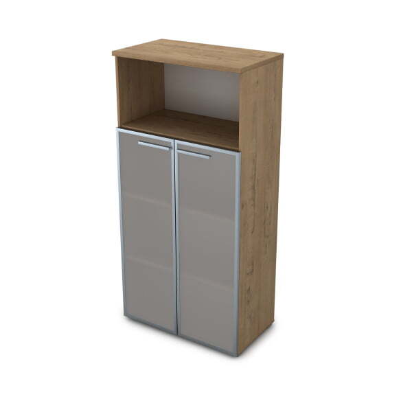 9Ш.004.10 Шкаф со стеклом и нишей (800x450x1645) (Teakwood) 9Ш.004.10 Шкаф со стеклом и нишей (800x450x1645) (Teakwood)