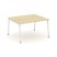 Стол переговорный SN-4A.SPRG-032.3 (1180х1180х750) (Тиквуд Светлый/Металл Антрацит) Стол переговорный SN-4A.SPRG-032.3 (1180х1180х750) (Тиквуд Светлый/Металл Антрацит)