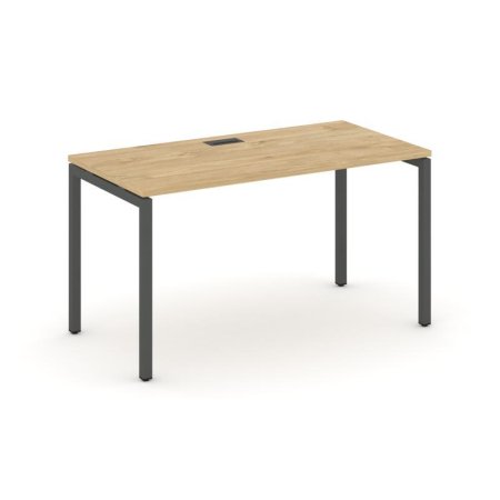 Стол письменный SN-4P.SP-012 (1180х700х750) (Тиквуд Светлый/Металл Антрацит)