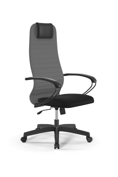 Кресло для руководителя Метта Sit 8 B1-10K - UMF(X1) /Uh02/Wh00/K1bL(M09.B02.G15.W01) (Светло-серый | Черный) Кресло для руководителя Метта Sit 8 B1-10K - UMF(X1) /Uh02/Wh00/K1bL(M09.B02.G15.W01) (Светло-серый | Черный)