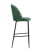 Стул барный Марсель велюр зеленый (Стул барный Марсель зеленый)