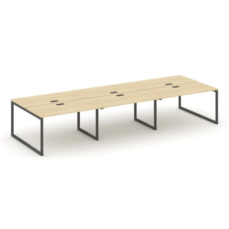 Рабочая станция 2-х сторонняя SN-4O.DRS-062 (3540х1232х750) (Акация Лорка/Металл Антрацит)