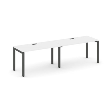 Рабочая станция 1 сторонняя SN-5P.ORS-014 (3160х700х750) (Белый/Металл Антрацит)