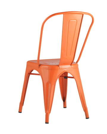 Стул TOLIX оранжевый глянцевый (Стул Tolix оранжевый)
