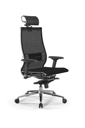 Кресло для руководителя Метта Samurai L2-5D - TS /Kc00/Nc00/D04P/H2cL-3D(M06.B32.G11.W03) (Черный)