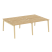 Рабочая станция на деревянных опорах Onix Wood OW.D.RS-4.2.8 2360x1635x750 (Тиквуд Темный/Дуб Темный) Рабочая станция на деревянных опорах Onix Wood OW.D.RS-4.2.8 2360x1635x750 (Тиквуд Темный/Дуб Темный)