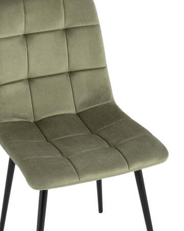 Стул Одди велюр пыльно-оливковый (Стул Одди оливковый)