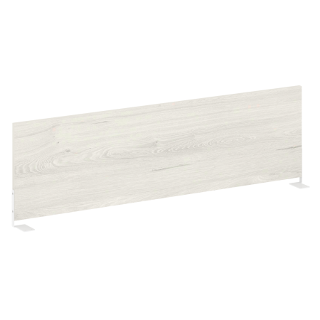 Экран боковой L1235мм Metal System Style Б.ЭКР-123 1235x18x348 (Дуб Наварра/Белый металл)