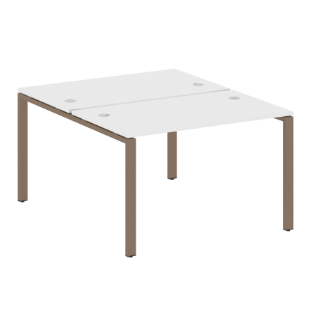 Рабочая станция Metal System Style БП.РАС-СП-2.2 1200x1475x750 (Белый/Мокко металл)
