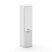 Шкаф узкий высокий левый Fresco FRU.SU-101 (L) black (450x460x2000) (Белый Бриллиант UM-Лакобель Белый-Лакобель Белый | Хром)