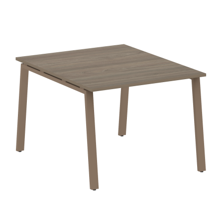 Стол для переговоров (1 столешница) на А-образном м/к Metal System Style БА.ПРГ-1.1 1000x1235x750 (Вяз/Мокко металл)
