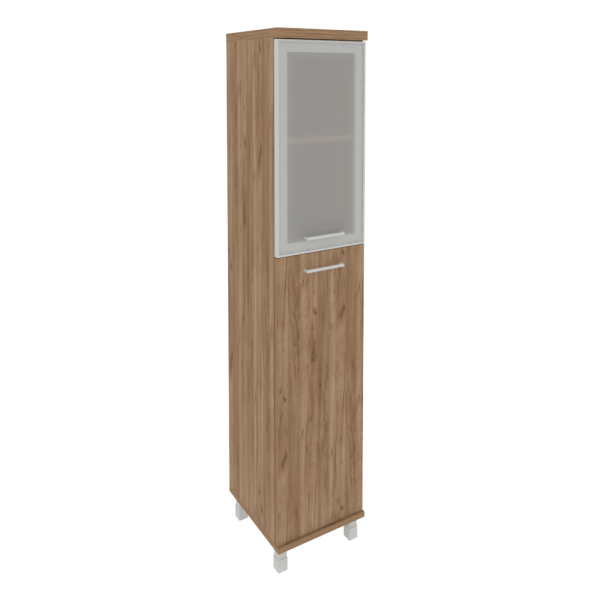 Шкаф First KSU-1.7R Лев 400x430x2060 (Дуб Табак) Шкаф First KSU-1.7R Лев 400x430x2060 (Дуб Табак)