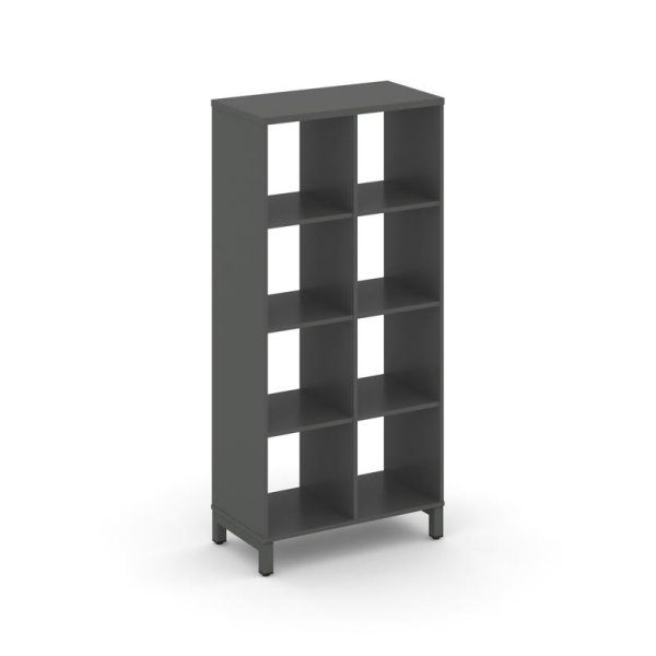 Каркас стеллажа 4 яруса SN.KS-420 (754х400х1615) (Антрацит/Металл Антрацит) Каркас стеллажа 4 яруса SN.KS-420 (754х400х1615) (Антрацит/Металл Антрацит)