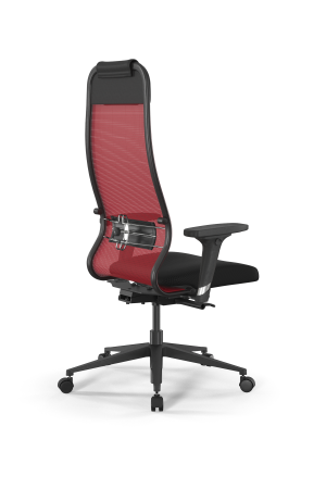 Кресло для руководителя Метта SynchroSit 10 B1-111D - X2+UMF(X1) /Ub00/Wh00/D02P(M24.B11.G19.W02) (Красный | Черный) Кресло для руководителя Метта SynchroSit 10 B1-111D - X2+UMF(X1) /Ub00/Wh00/D02P(M24.B11.G19.W02) (Красный | Черный)