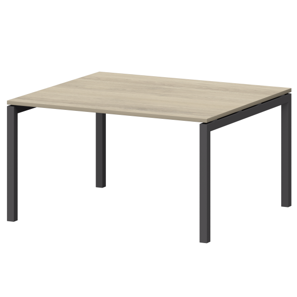 Стол переговорный на металлокаркасе Смарт СМСП-П-16.123.Пр50 1600x1236x750 (Кронберг/Антрацит)