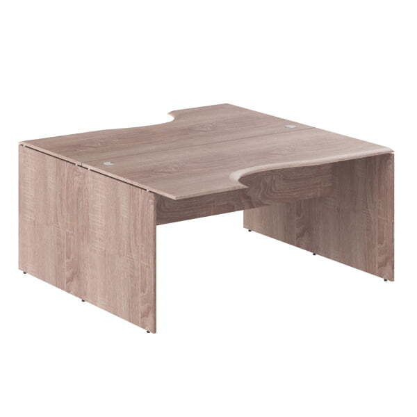 Рабочая станция из 2-х столов Wave W2CET 169.2 1600x1806x750 (Дуб Сонома)