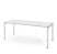 TOUR LIGHT Стол письменный 16070 (Белый/Белый металл)