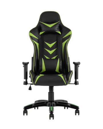Кресло игровое TopChairs Corvette зеленое (Геймерское кресло Corvette черный, зеленый) Кресло игровое TopChairs Corvette зеленое (Геймерское кресло Corvette черный, зеленый)