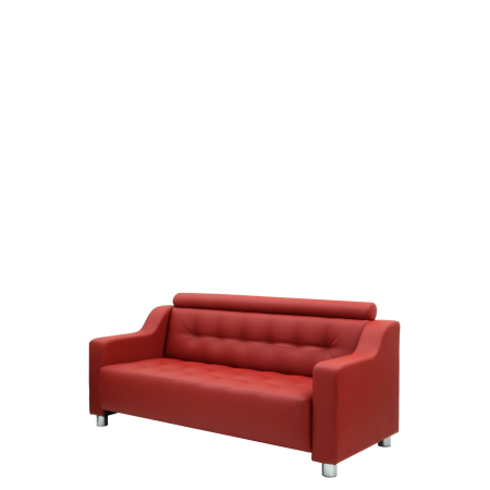 Диван офисный Неаполь (А-04) 2-х местный (Красный)