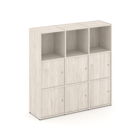 Стеллаж Locker Plus LK.K-003 1188x350x1203 (Денвер Светлый |)