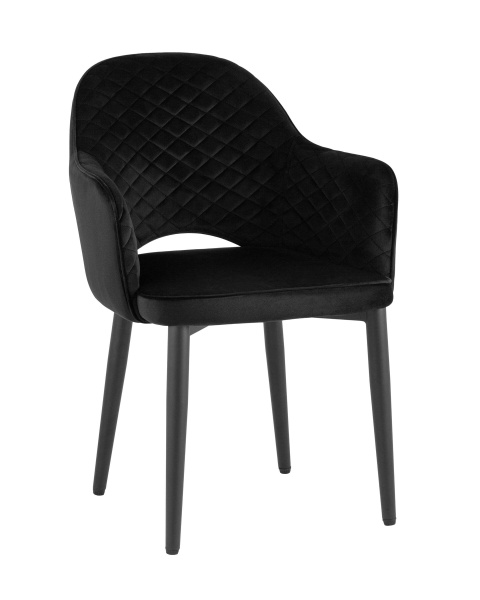 Стул Венера диамант велюр черный (Стул Венера диамант)