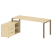 Рабочая станция с опорной тумбой левая Metal System Style БП.РС-СТС-2.5 Л 1900x1520x750 (Дуб Наварра/Серый металл) Рабочая станция с опорной тумбой левая Metal System Style БП.РС-СТС-2.5 Л 1900x1520x750 (Дуб Наварра/Серый металл)