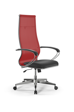 Кресло для руководителя Метта Sit 10 B1-163K - T+Extra /Km00/Wm12/K1cL(M09.B22.G18.W02) (Красный | Черный)