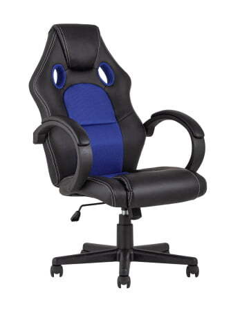 Кресло игровое TopChairs Renegade синее (Геймерское кресло Renegade синий) Кресло игровое TopChairs Renegade синее (Геймерское кресло Renegade синий)